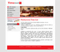 Náhled www stránky Restaurace Time Out